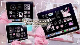 iOS17 -2024- Step By Step How I Customize My iPad Pro Widgets | Tomie Goth Inspired Aesthetic 🖤