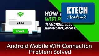 Android Mobile  Wifi Connection Problem Solved - Show saved connection or Authentication error Urdu