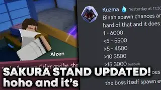 SAKURA STAND UPDATED AGAIN!