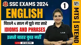 SSC MTS, STENO  2024 | SSC MTS English classes | SSC STENO English Classes | English by Amrit ma'am