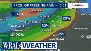 North Carolina Weather: Soaking rain could bring flooding to Triangle; Cold 🥶Wet⚠️ Rainy 🌧️