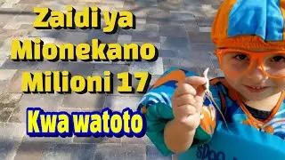 Viral Lizard catch Video Imetafsiriwa kwa Afrika hadi Kiswahili Kwa Watoto. Mtoto aliyevaa Blippi