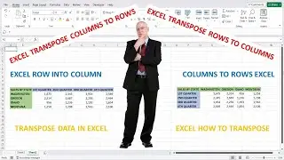 How To Transpose Rows To Columns In Excel