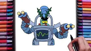 How to Draw PLANKTON DARRYL From Brawl Stars | Step-by-Step Easy Drawing Tutorial
