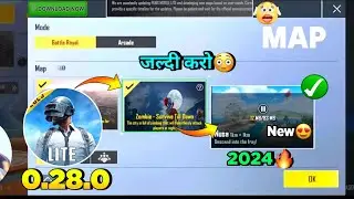 😱Pubg Lite 0.28.0😳 New Map Update 2024 | Pubg Mobile Lite 0.28.0🤯 Comeback Update 2024 🔥