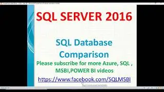 how to compare sql databases | sql db Comparison | compare two databases of sql | sync sql databases