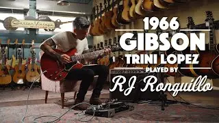 1966 Gibson Trini Lopez played by RJ Ronquillo