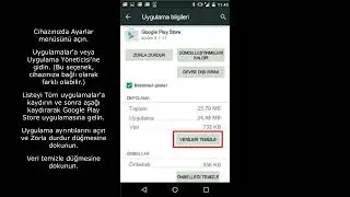 Google Sürekli Olarak Duruyor Hatası Çözümü | Google Play Store Hatalarını 3 Yöntem İle Giderme