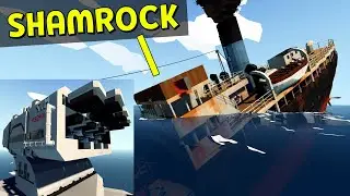 I FIRED Anti-Ship Missiles AT the SS Shamrock ◉ Stormworks: Build and Rescue