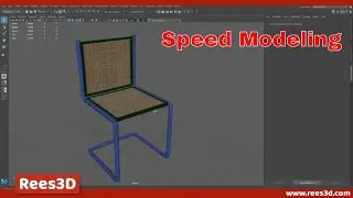 Speed Modeling Chair in Maya - Rees3D.com