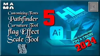 5 Adobe Illustrator Tips & Tricks 2024/ HLGRAPHICS-