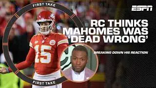 Patrick Mahomes was DEAD WRONG - RC lets loose on Chiefs after offside penalty call! | First Take