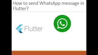 How to send WhatsApp message from Flutter?