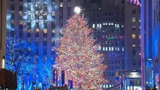 Video: Rockefeller Center Christmas tree lighting