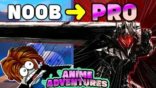 Noob Spends 24 HOURS to become PRO in Anime Adventures! (SHOCKINGLY LUCKY)