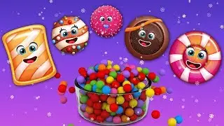 Learn Colors with Candy Finger Family Rhyme | Christmas Finger Family Songs