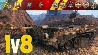 Strv 103B: Pro player versus 8 - World of Tanks