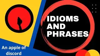 An apple of discord || idioms and phrases || meaning in #hindi