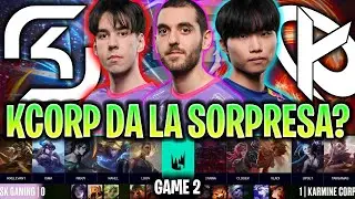 PUEDE KCORP DAR LA SORPRESA Y ELIMINAR A NISQY? | SK vs KC Game 2 LEC PLAYOFFS 2024 ESPAÑOL LVP