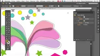 (son ia) FLASHBACK 2015… Dessins moins enfantins par fonds décalés des contours, ADOBE ILLUSTRATOR