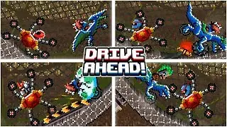 Drive Ahead ШЕСТИБОТ АТАКУЕТ Зимние задания в Мультяшной игре про БИТВУ ТАЧЕК Драйв Ахед