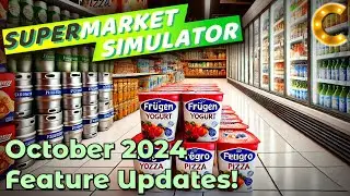 Supermarket Simulator 2024 Part 2 | New October 2024 Updates with Scan Gun / Tablet | PC RTX 3090