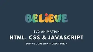 SVG Animation Using HTML CSS and JavaScript Code