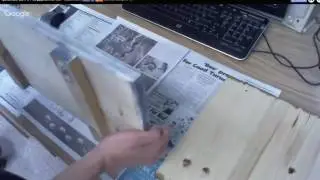 Деревянное панно на стену.  Старые техники на новый лад.  Светлана Шамшина