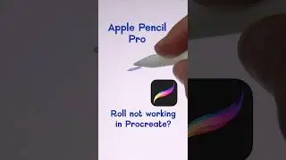 Roll not working in Procreate with Apple Pencil Pro (+ free brushes!) 