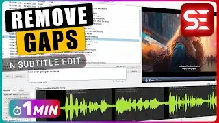 How to BRIDGE GAPS Between Subtitles using Subtitle Edit