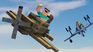 Derp Plane (Minecraft Animation) Last Man Standing