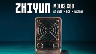 Colorful and Compact New Video Light for 2024 - Zhiyun Molus X60 Bicolor RGB LED Light