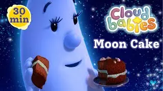 Mid Autumn Festival 🌝🍰 Baking a Moon Cake! Moon Clip Compilation | Cloudbabies Official