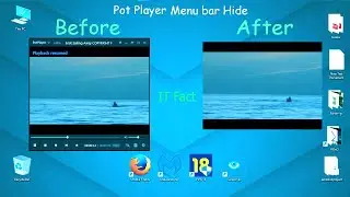 Fixed: Hide Pot Player Control menu While Playing Video || PC