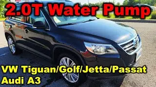 VW 2.0T water pump replacement for Tiguan, Golf, Jetta and Passat