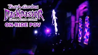 DarKoaster POV Busch Gardens Williamsburg New for 2023 Indoor Launch Coaster