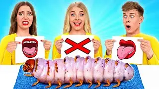 Bite, Lick or Nothing Challenge | Food Battle by Multi DO Challenge