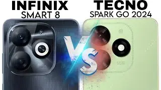 Infinix Smart 8 Vs Tecno Spark Go 2024 Full Comparison Review 🔥| Which one is Better?