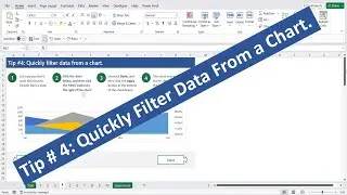 10 Tips For Excel Charts  Tip # 4  Quickly filter data from a chart