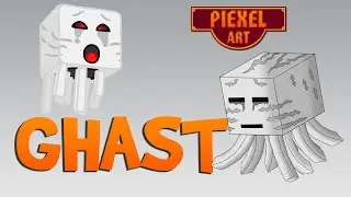 Minecraft Pixel Art - Ghast