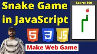 How to Create Snake Game in Javascript | How to Make Snake Game in JavaScript HTML CSS | Snake Game