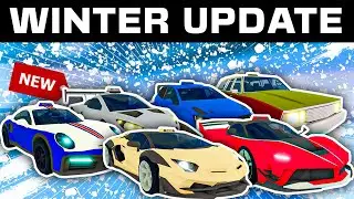 [NEW] Winter Update - 6 New Cars, New Location... (Roblox Taxi Boss)