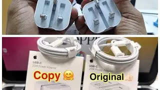 Original vs Fake Apple iPhone Charger | Apple 20W USB-C Power Adapter Original vs Fake 🔥