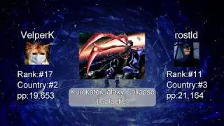 [osu!catch] VelperK vs rostld | Kurokotei-Galaxy Collapse[Galactic ]