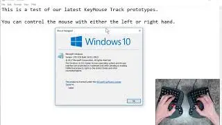 KeyMouse Track 101 - Keyboard & Trackball Combined | KeyMouse