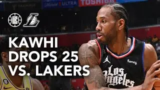 Kawhi Leonard Scores 25 In Win vs Lakers.  | LA Clippers