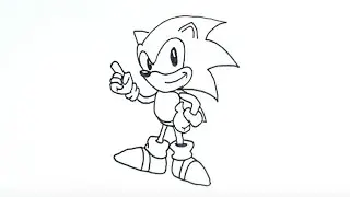 How to Draw Sonic the Hedgehog