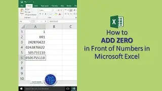 HOW TO ADD ZERO IN FRONT OF NUMBERS IN MICROSOFT EXCEL  | TechTricksGh