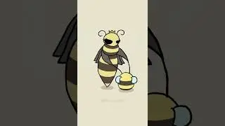 They are dancing together #animation #bee #framebyframe