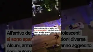 In pochi minuti la strada si riempie di auto della polizia: paura a Miami per maxi risse tra giovani